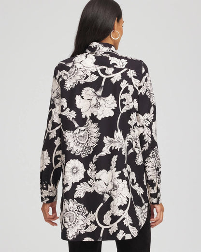 Chico's No Iron™ Bryne Bloom Stretch Tunic