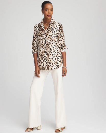 Chico's No Iron™ Animal Print Shirt