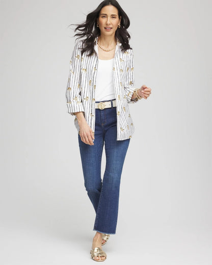 Chico's No Iron™ Leopard Graphic Shirt