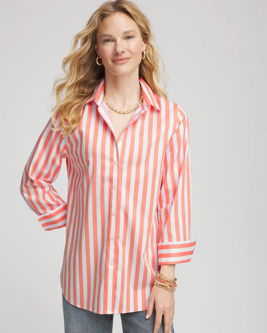 Chico's No Iron™ Vacation Stripes Shirt