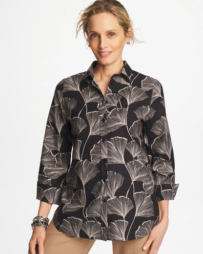 Chico's No Iron™ Stretch Ginkgo Glory Shirt