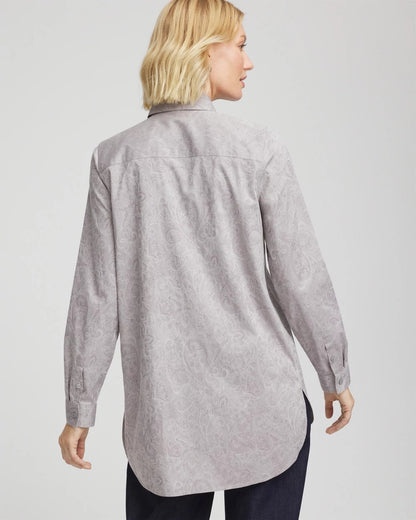 Chico's No Iron™ Lace Jacquard Stretch Tunic