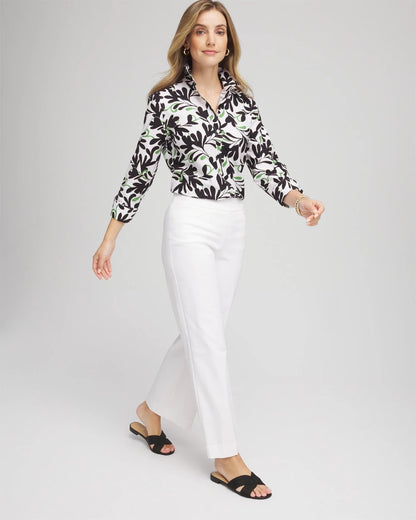 Chico's No Iron™ Abstract Floral Shirt