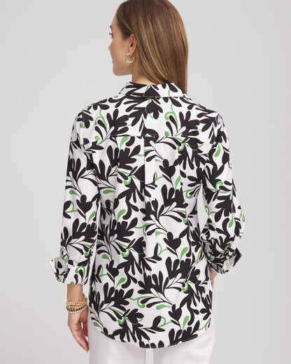 Chico's No Iron™ Abstract Floral Shirt