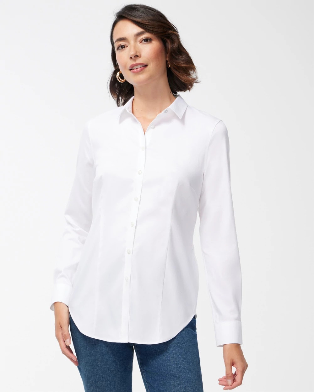 Chico's No Iron™ Fitted Stretch Shirt