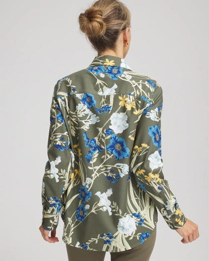 Chico's No Iron™ Printed Sateen Shirt