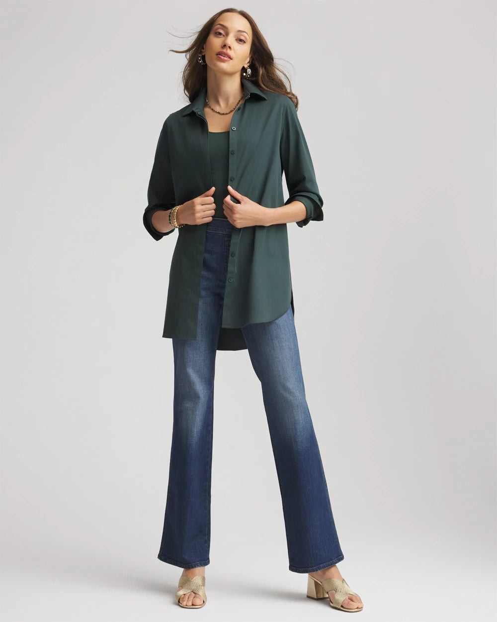 Chico's No Iron™ Long-Sleeved Tunic