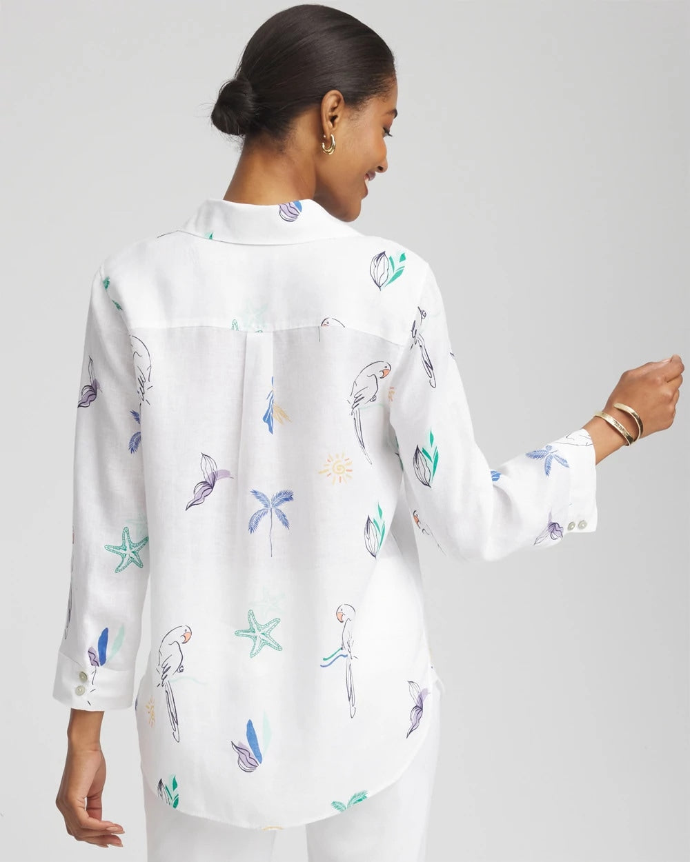 Chico's No Iron™ Island Linen Shirt