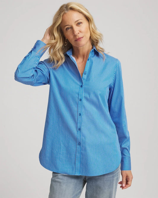 Chico's No Iron™ Classic Striped Shirt