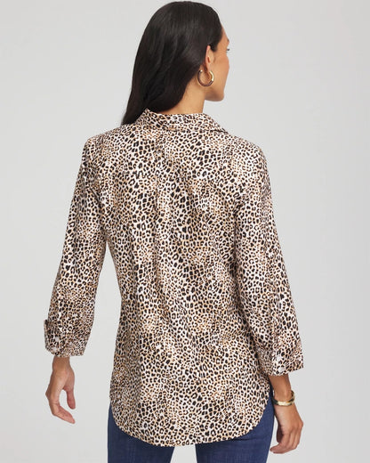 Chico's No Iron™ Leopard Print Shirt