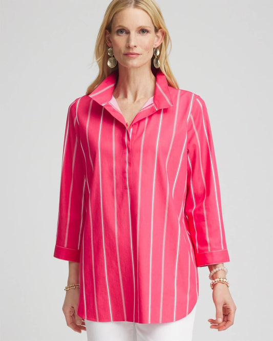 Chico's No Iron™ Stretch Stripe Tunic