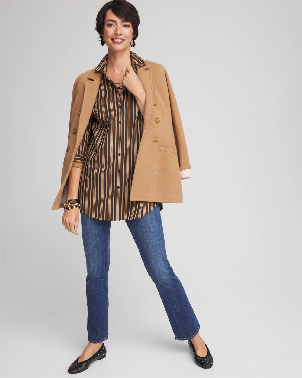 Chico's No Iron™ Stripe Tunic