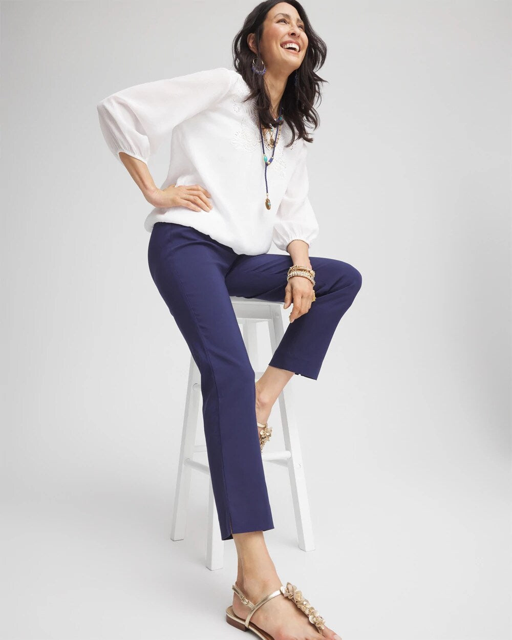 Chico's Brigitte™ Slim Pull-On Crop