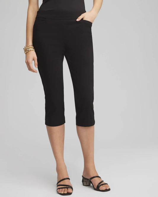 Chico's Brigitte™ Rivet Pull-On Capri Pants