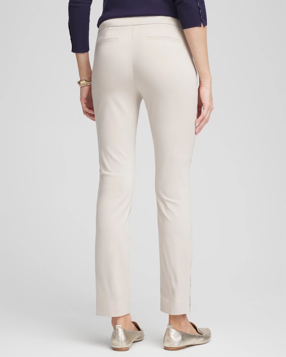 Chico's Brigitte™ Pull-On Slim Rivet Ankle Pants