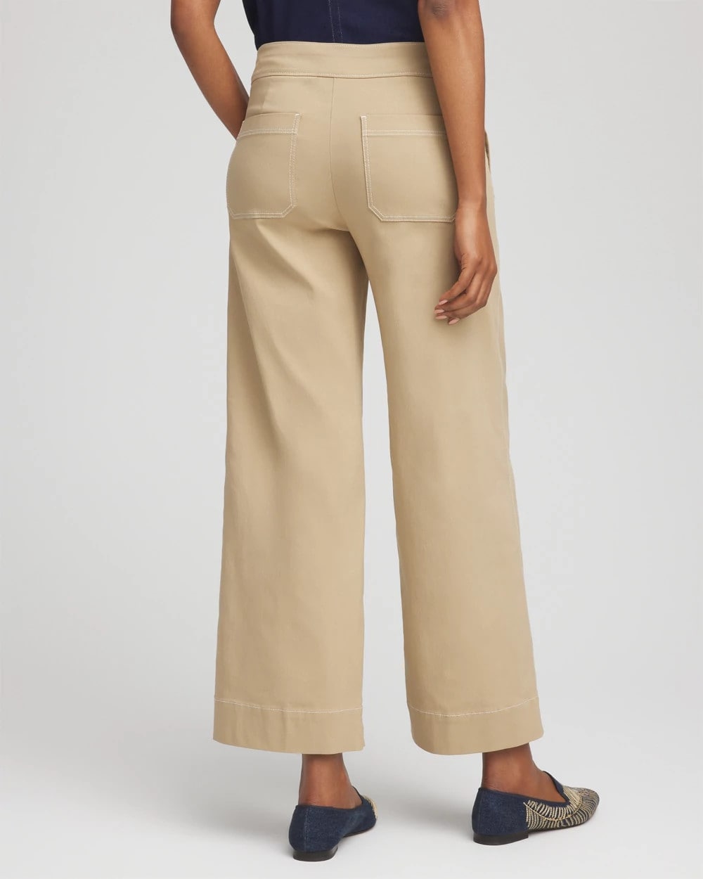 Chico's Brigitte™ Utility Wide-Leg Cropped Pants