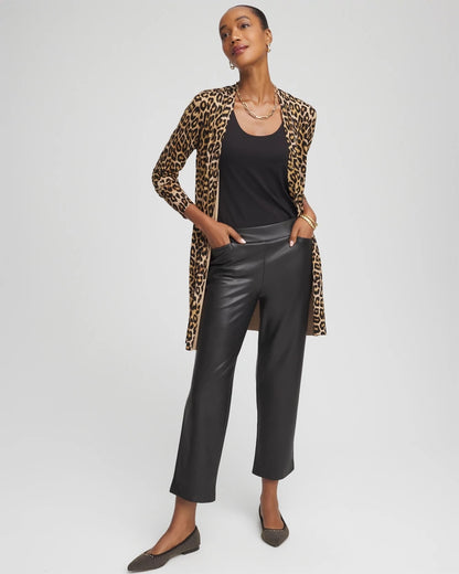 Chico's Faux Leather Brigitte™ Pull-On Cropped Pants