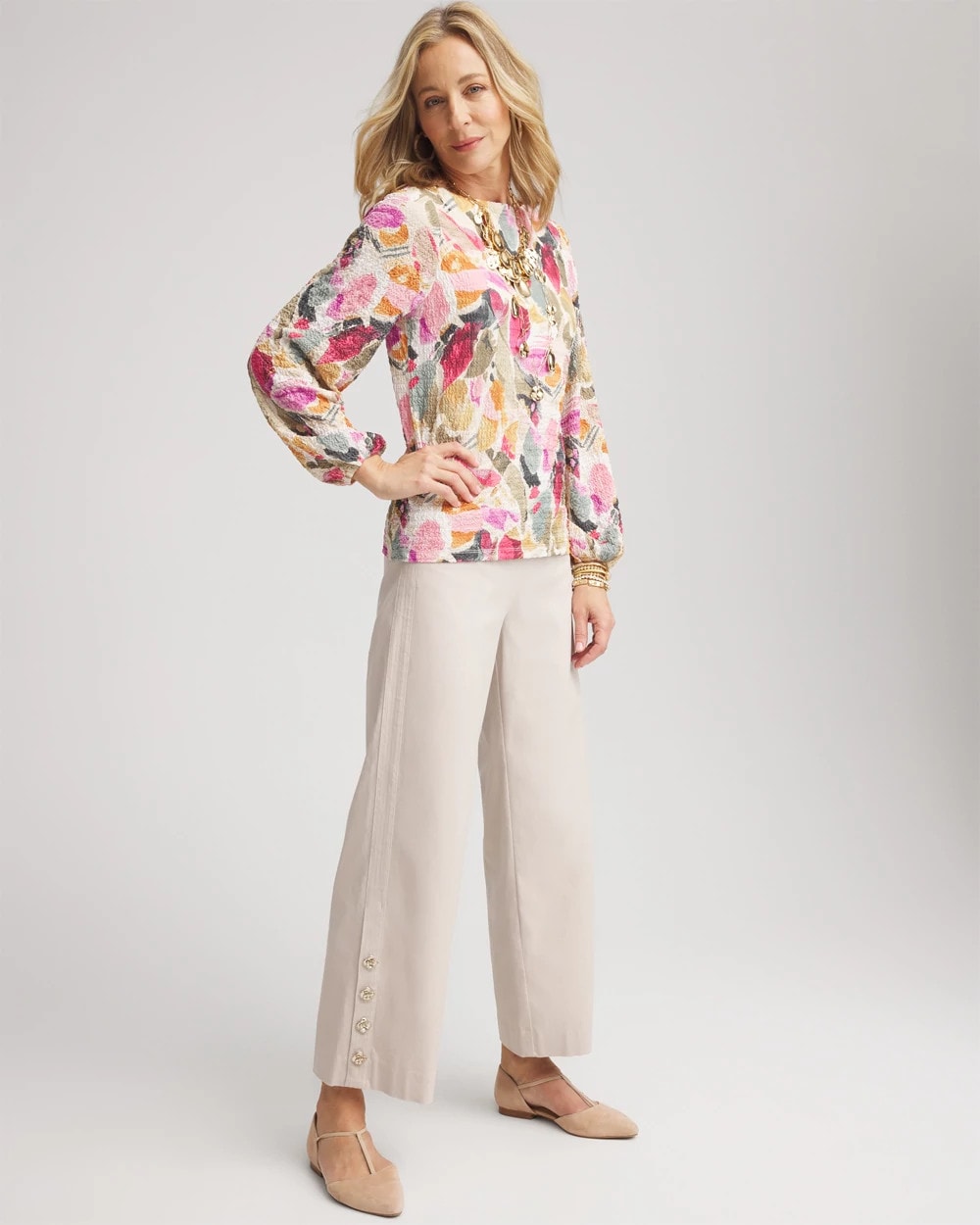 Chico's Brigitte™ Cropped Wide-Leg Pants