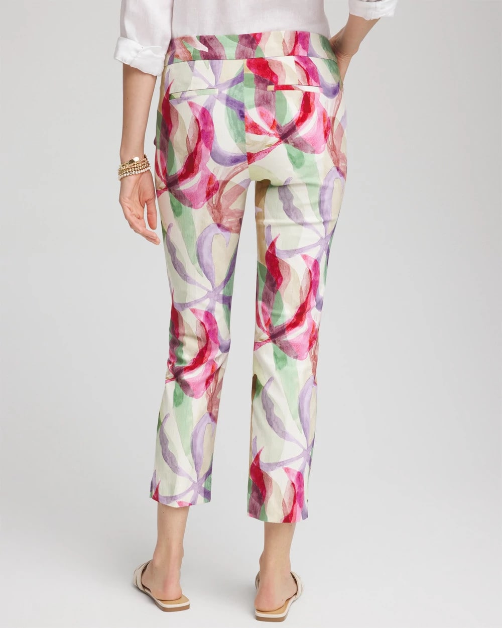 Chico's Brigitte™ Slub Slim Cropped Pants