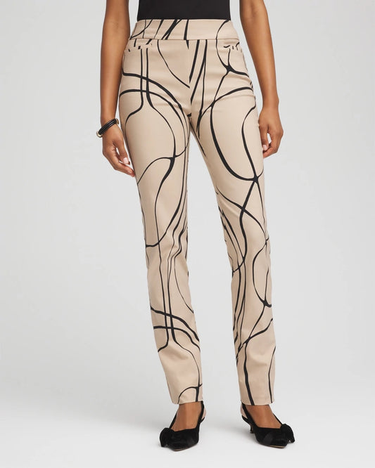Chico's Brigitte™ Golden Leaf Slim Full-Length Pants