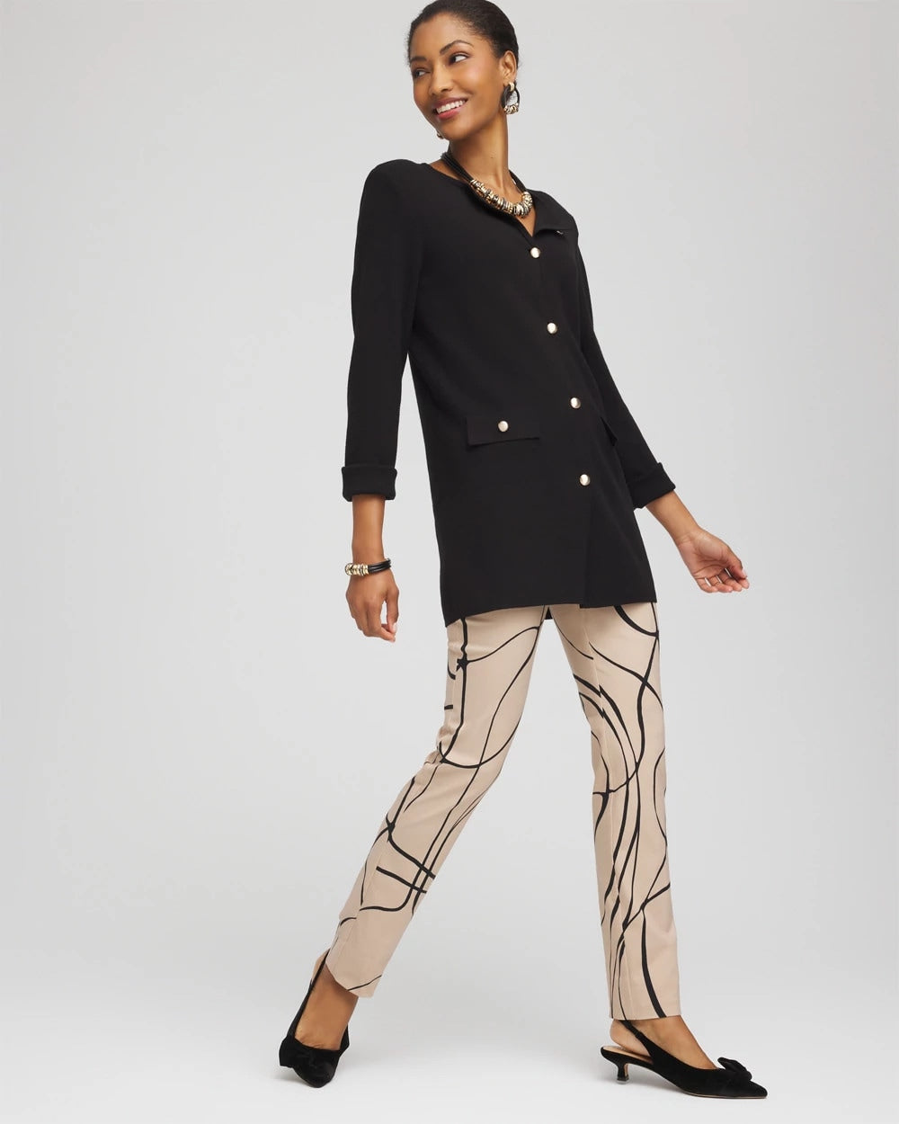 Chico's Brigitte™ Golden Leaf Slim Full-Length Pants