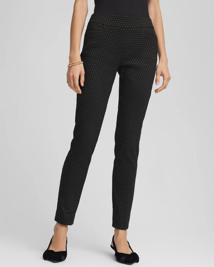 Chico's Brigitte™ Slim Ankle Jacquard Pants