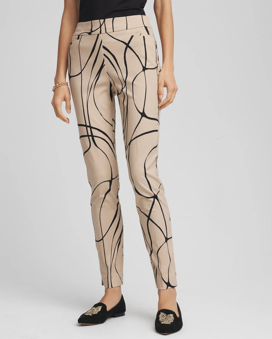 Chico's Brigitte™ Golden Leaf  Slim Ankle Pants
