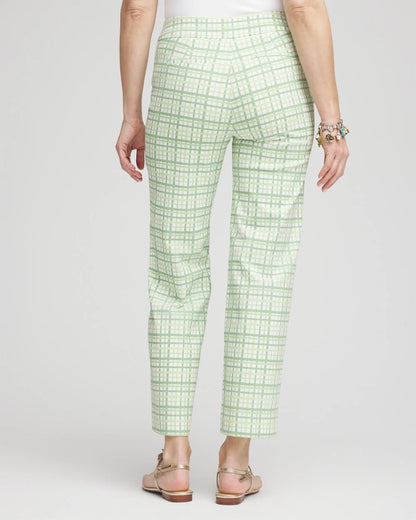Chico's Brigitte™ Wide Leg Plaid Cropped Pants