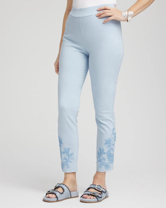 Chico's Brigitte™ Embroidered Ankle Pants