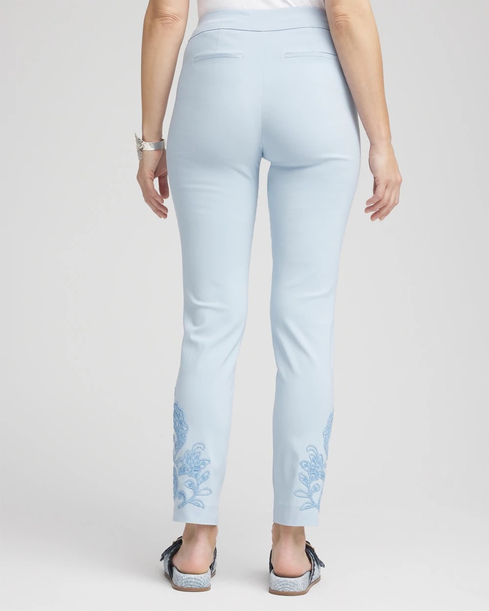 Chico's Brigitte™ Embroidered Ankle Pants
