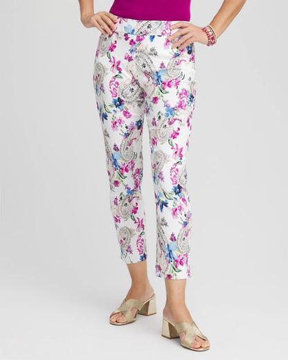 Chico's Brigitte™ Paisley Floral Cropped Pants