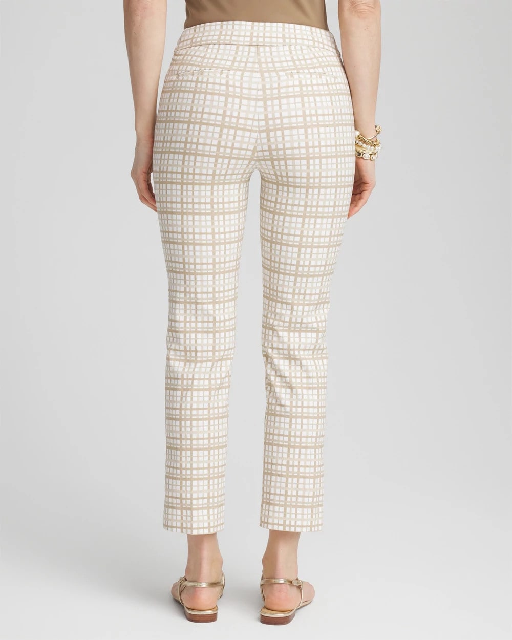 Chico's Brigitte™ Plaid Cropped Pants