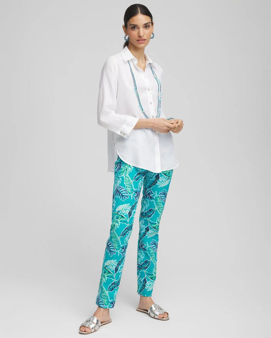Chico's Brigitte™ Tropical  Slim Leg Pants