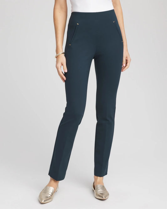 Chico's Juliet Slim Trim Detail Ankle Pants