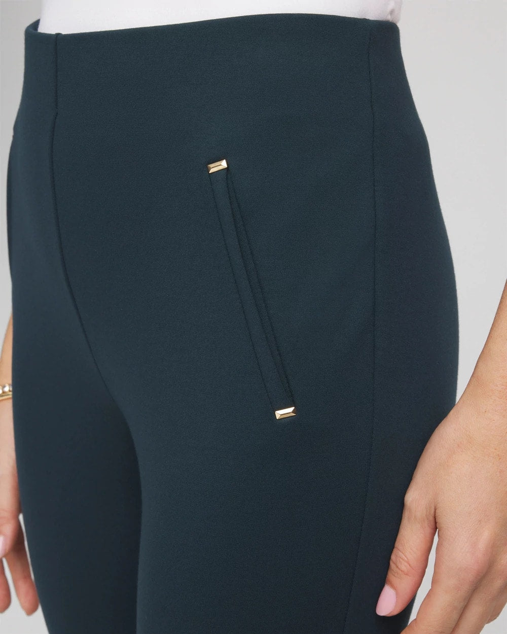 Chico's Juliet Slim Trim Detail Ankle Pants