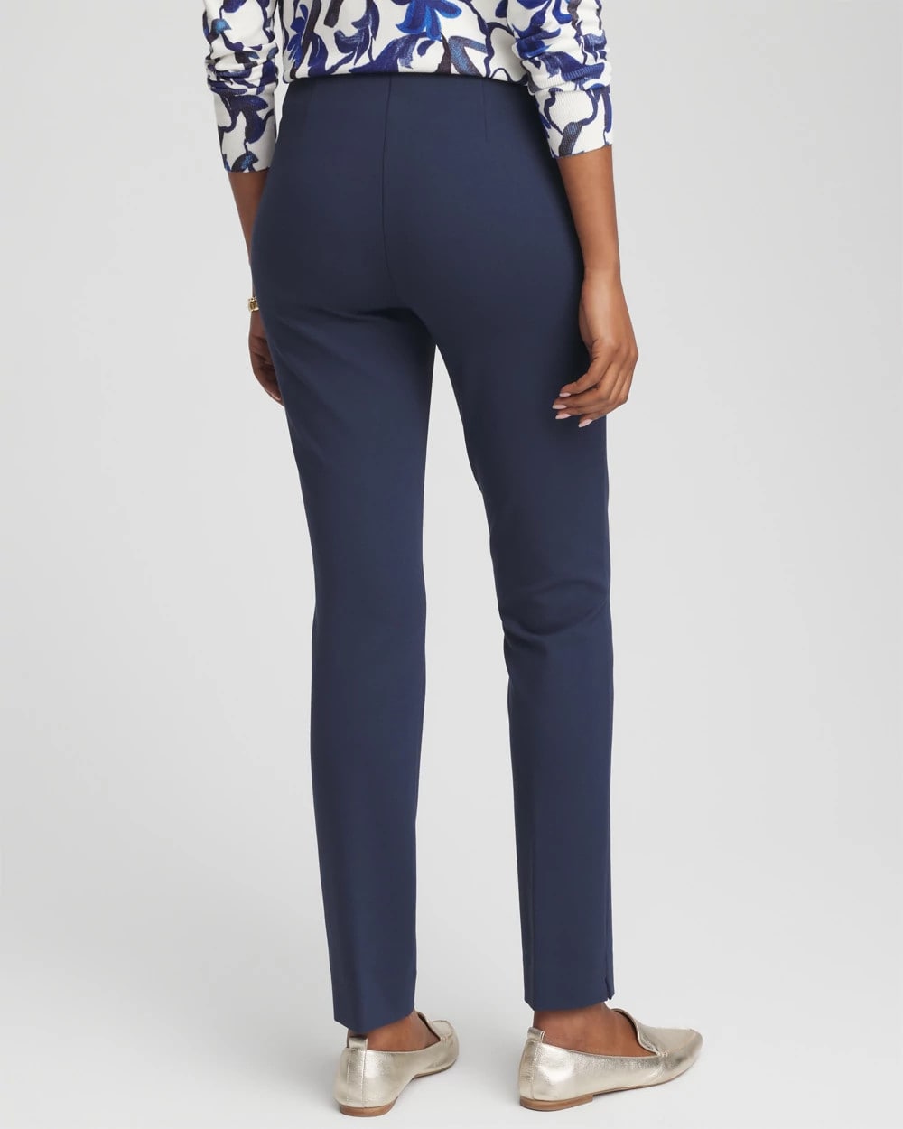 Chico's Juliet Slim Trim Detail Ankle Pants