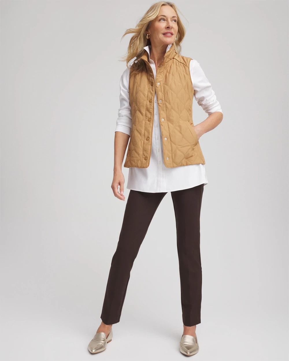 Chico's Juliet Slim Trim Detail Ankle Pants