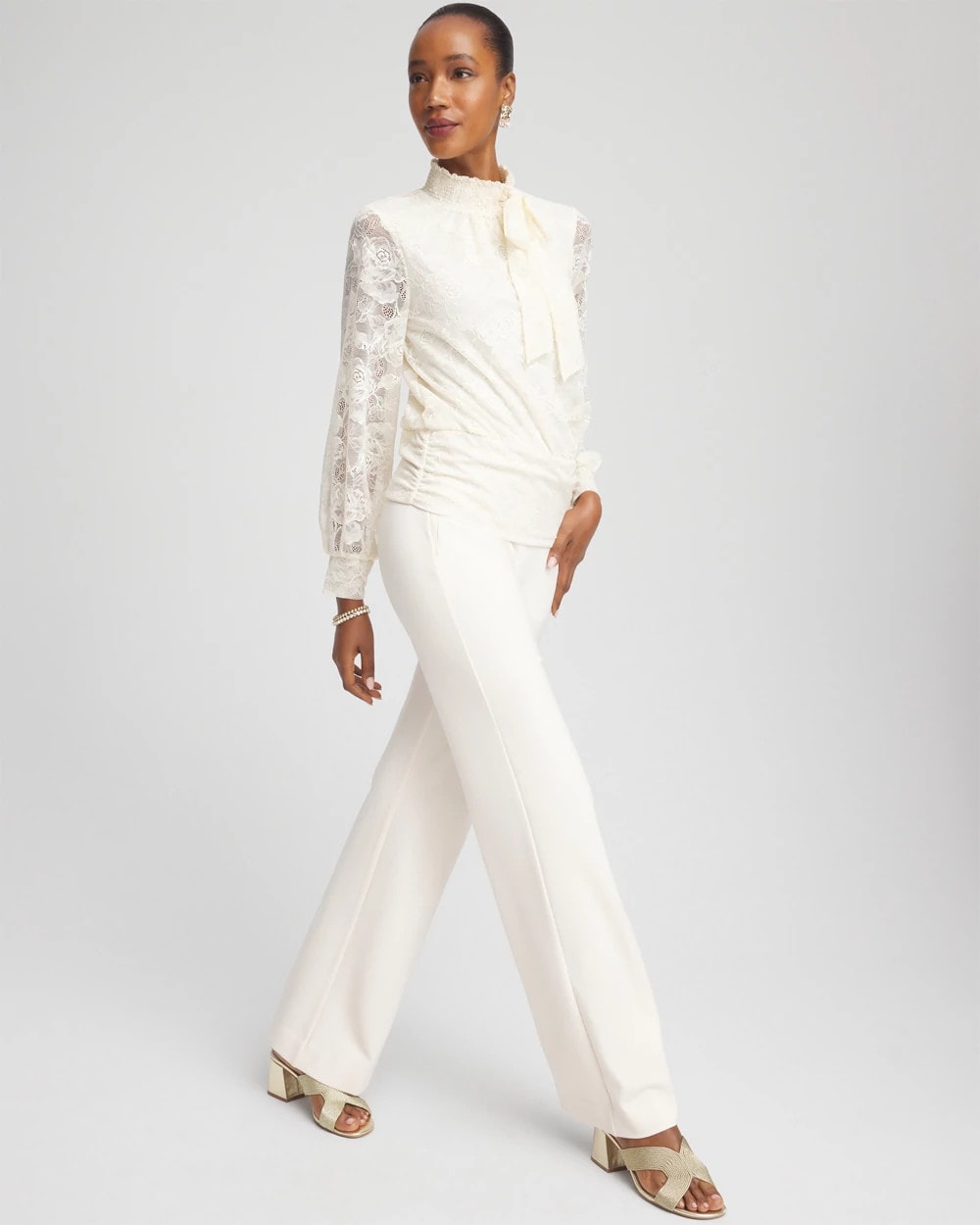 Chico's Juliet Wide Full Length Pant