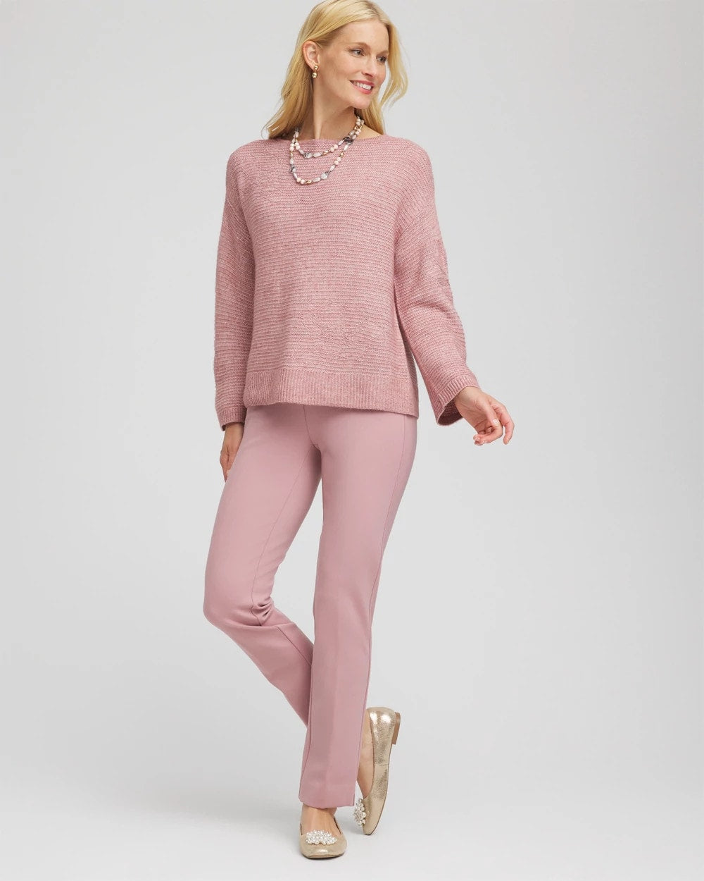 Chico's Juliet Slim Trim Detail Ankle Pants