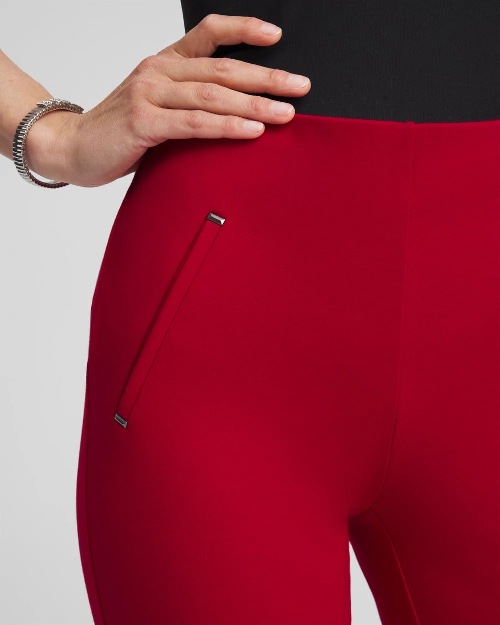 Chico's Juliet Slim Trim Detail Ankle Pants
