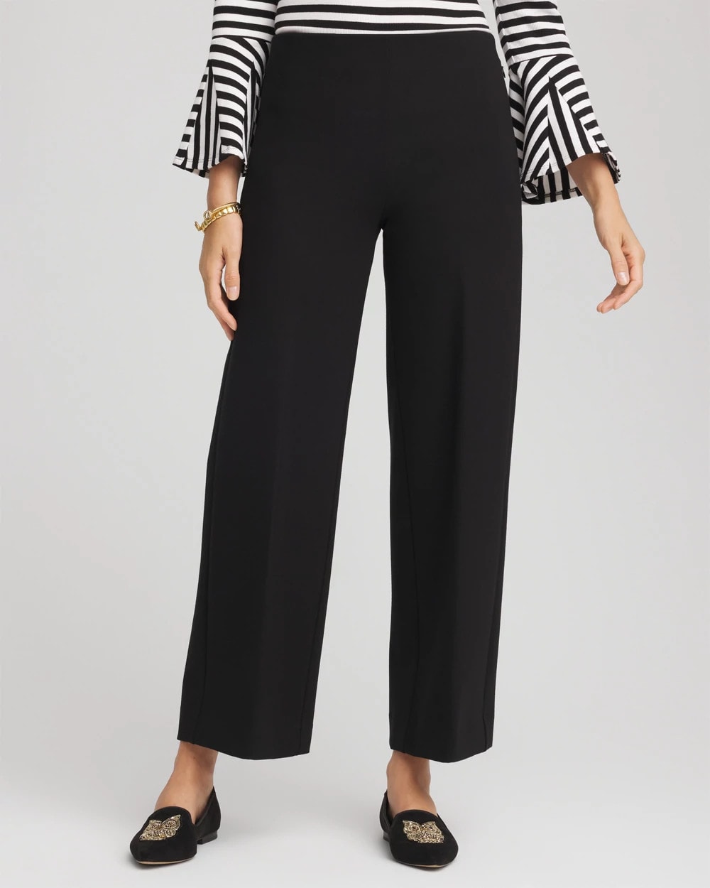 Chico's Juliet Slim Wide-Leg Cropped Pants
