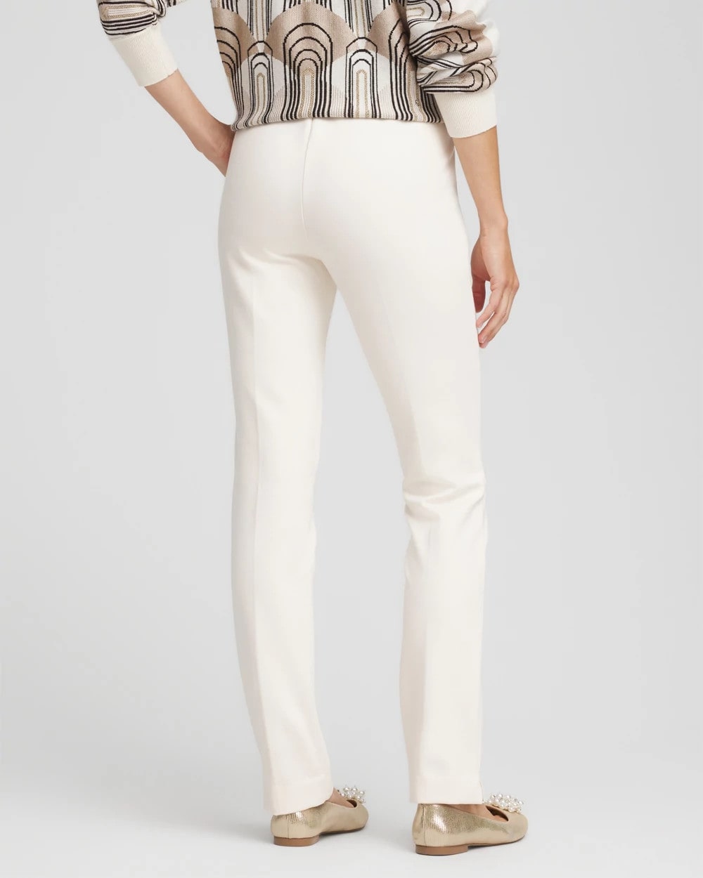 Chico's Juliet Slim Trim Detail Pants