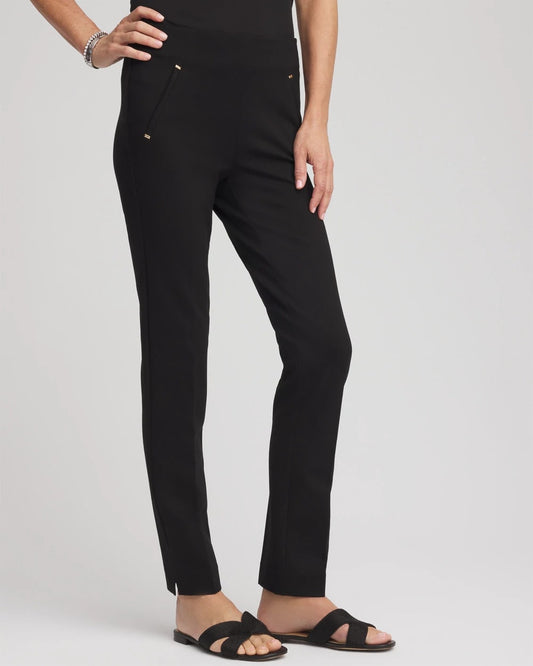 Chico's Juliet Slim Trim Detail Ankle Pants