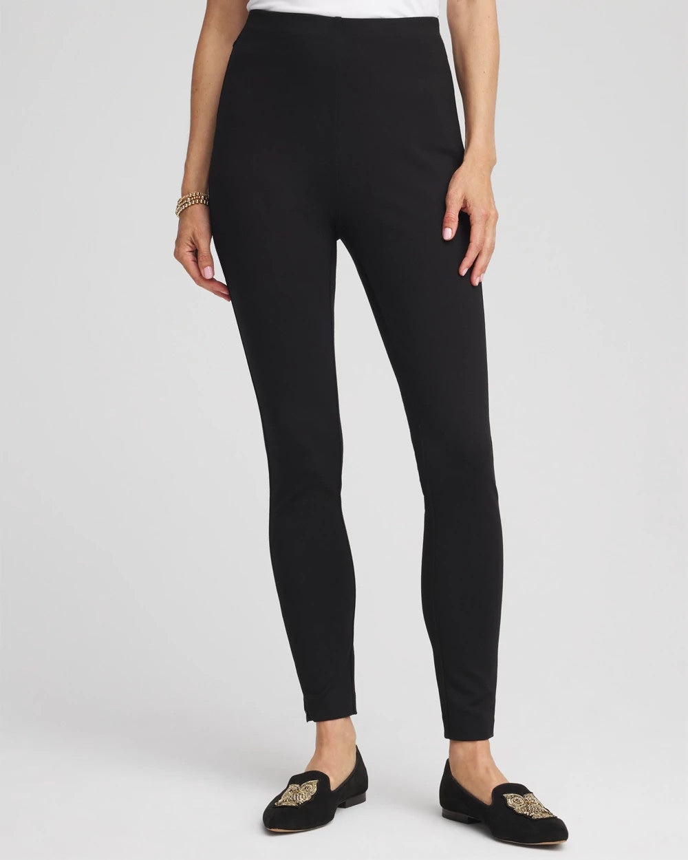 Chico's Juliet Slim Zip-Ankle Leggings