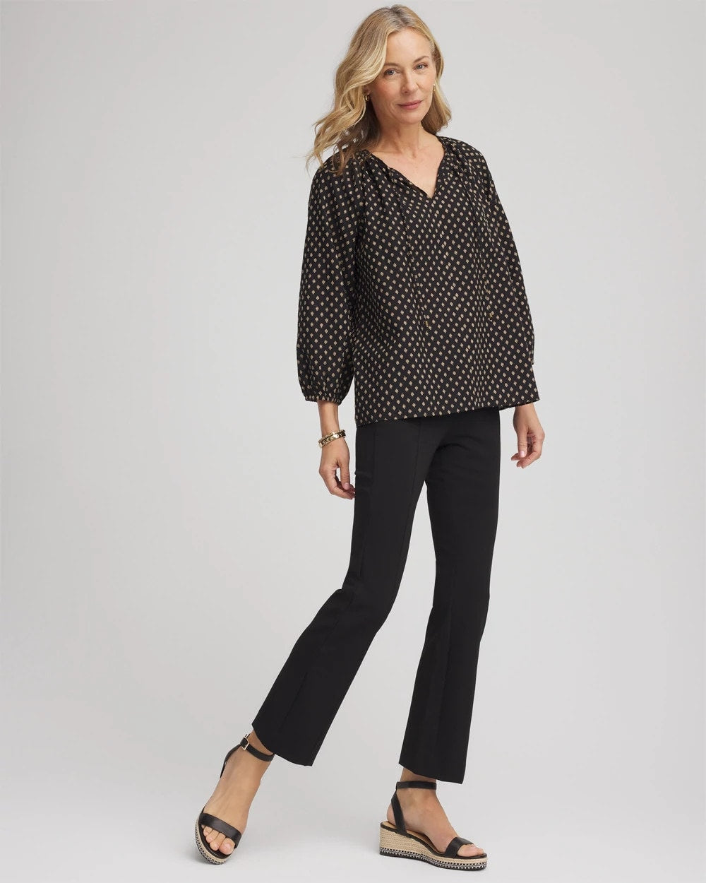 Chico's Lightweight Juliet Flared Ankle Pants