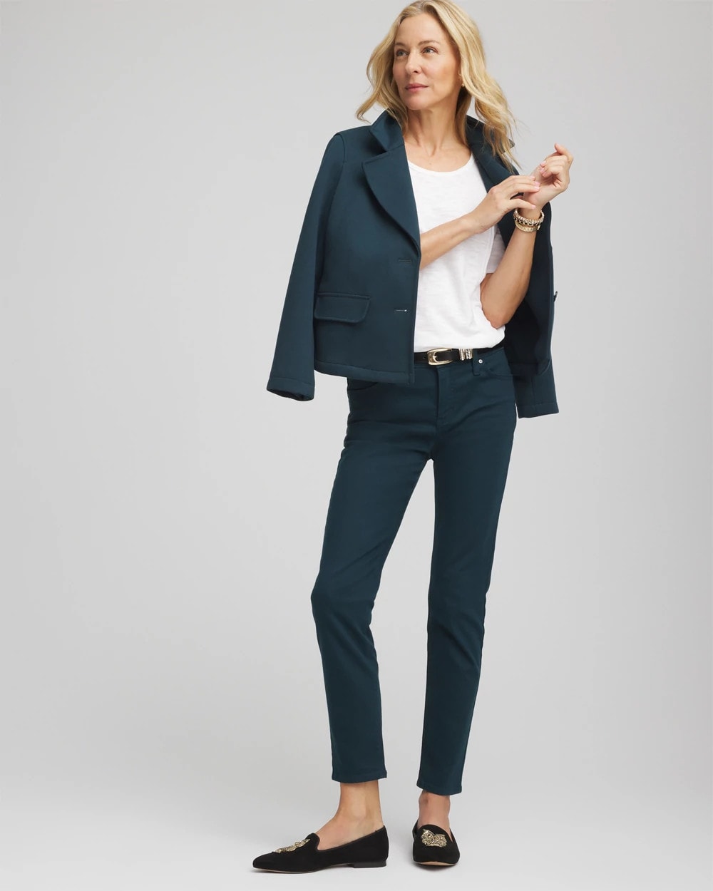 Chico's Girlfriend Slim Ankle Jeans