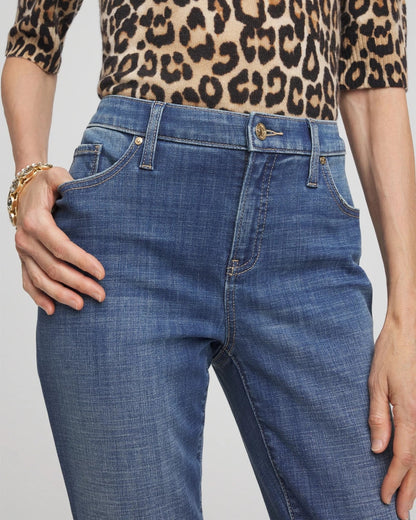 Chico's Girlfriend Slim Cropped Jeans