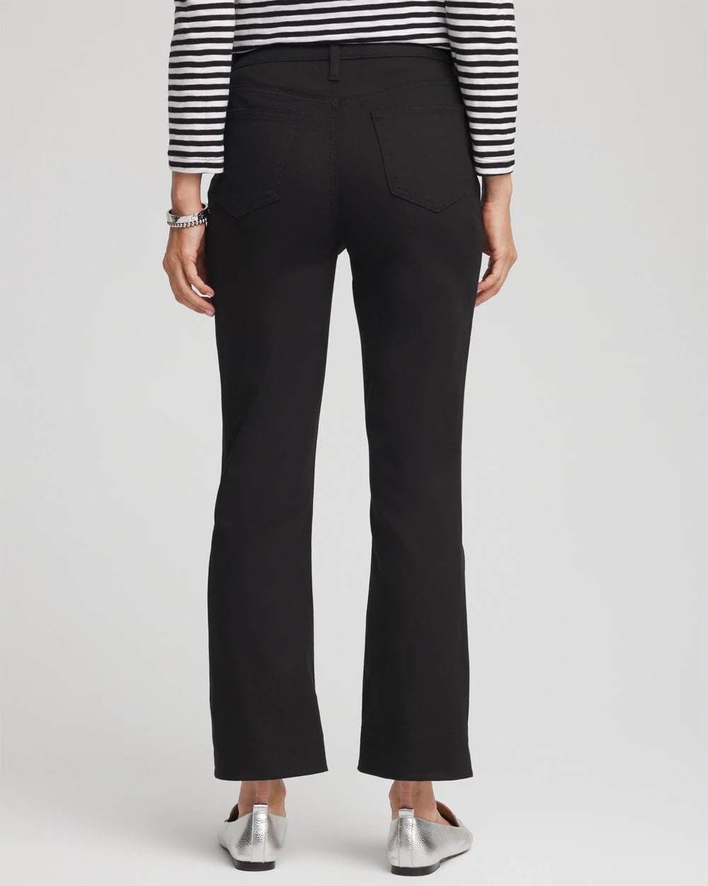 Chico's Cropped Girlfriend Kick-Flare Jeans