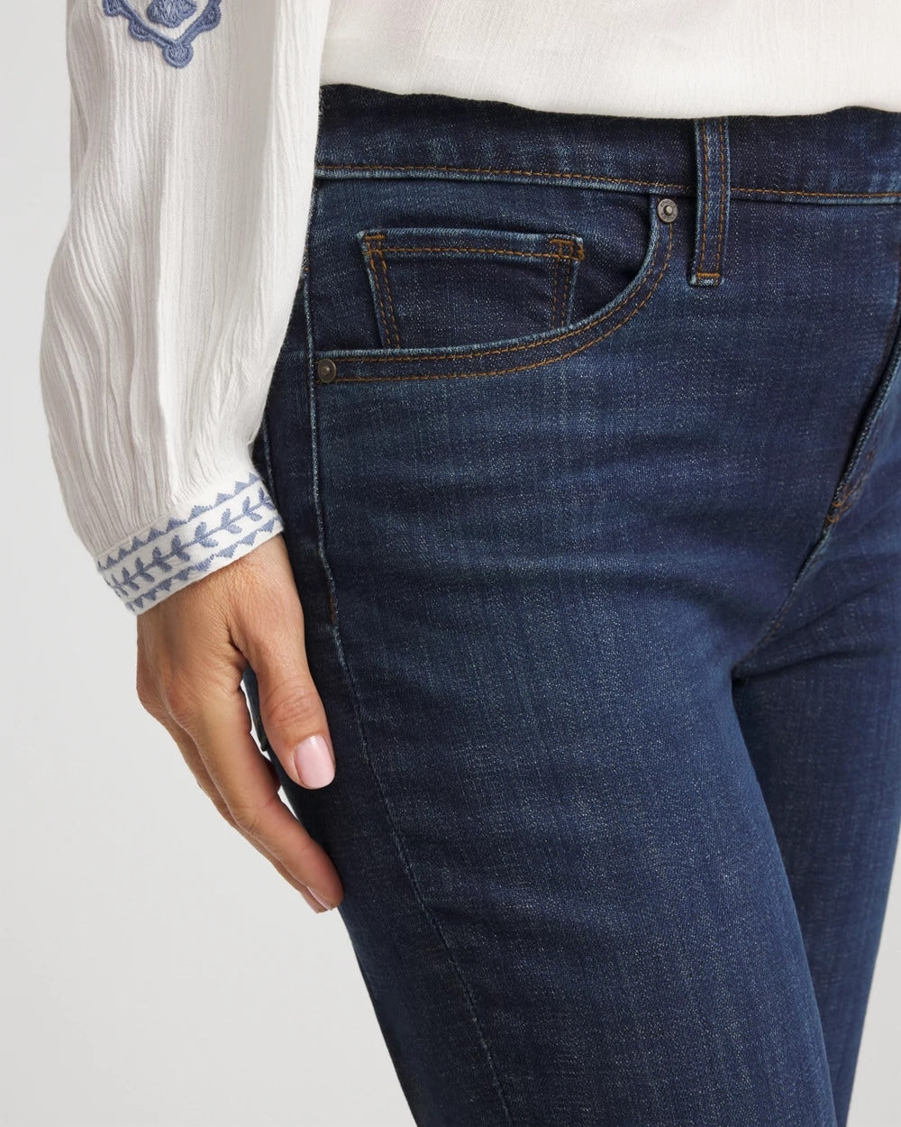 Chico's Girlfriend Slim Ankle Jeans
