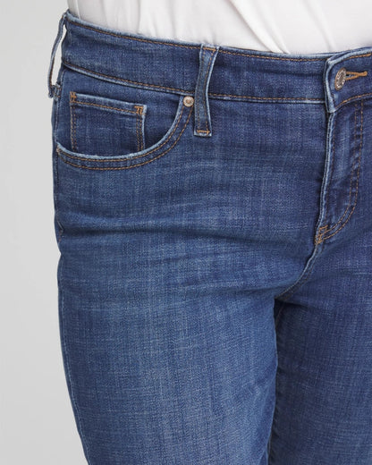Chico's Girlfriend Slim Frayed Ankle Jeans